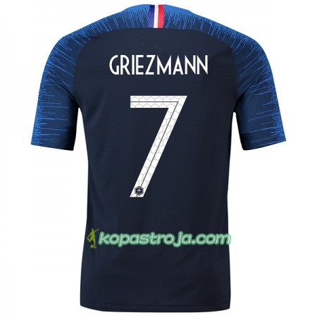 Billiga Fotbollströjor Frankrike Griezmann 7 VM 2018 Hemma tröja